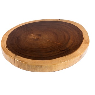 Natural Live Edge Walnut Wood Round Table Top 