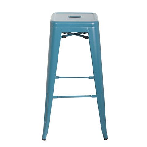 M-94115 Metal Barstool Frosted Teal
