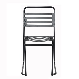M-72556 Metal Chair Frosted Black