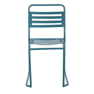 M-72556 Metal Chair Frosted Teal