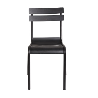 M-74533 Metal Chair Frosted Black
