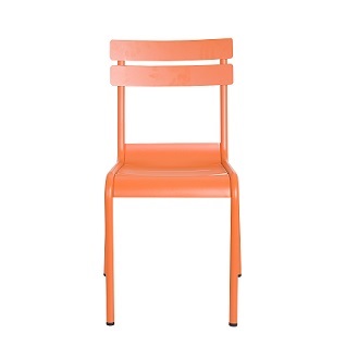 M-74533 Metal Chair Frosted Orange