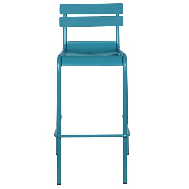 M-94533 Metal Bar Stool Frosted Teal