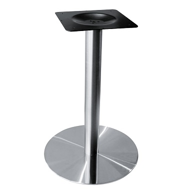 Stainless Steel Single Pole Round table base